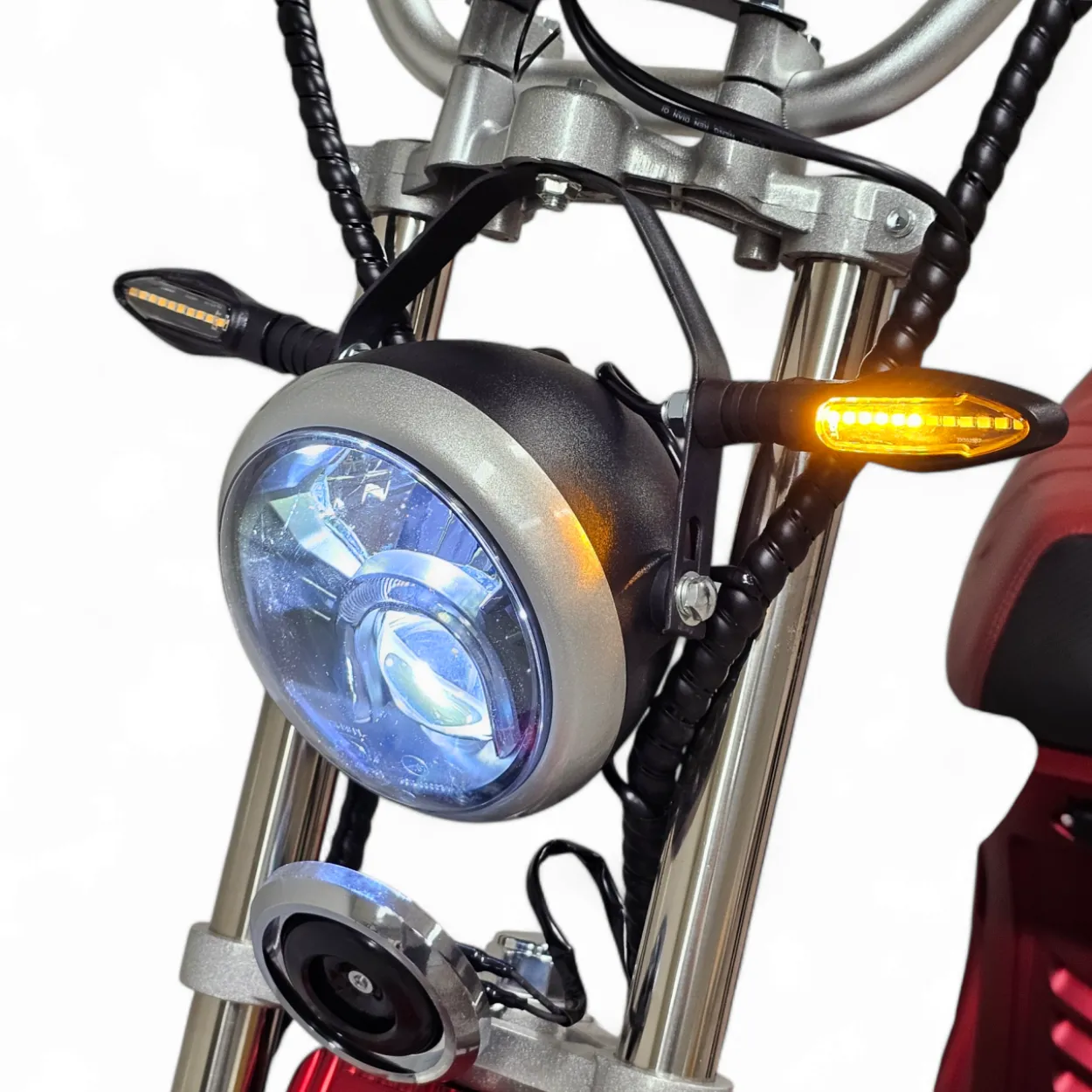 Sähköskootteri E-Go Evo2, tupla-akku, punainen