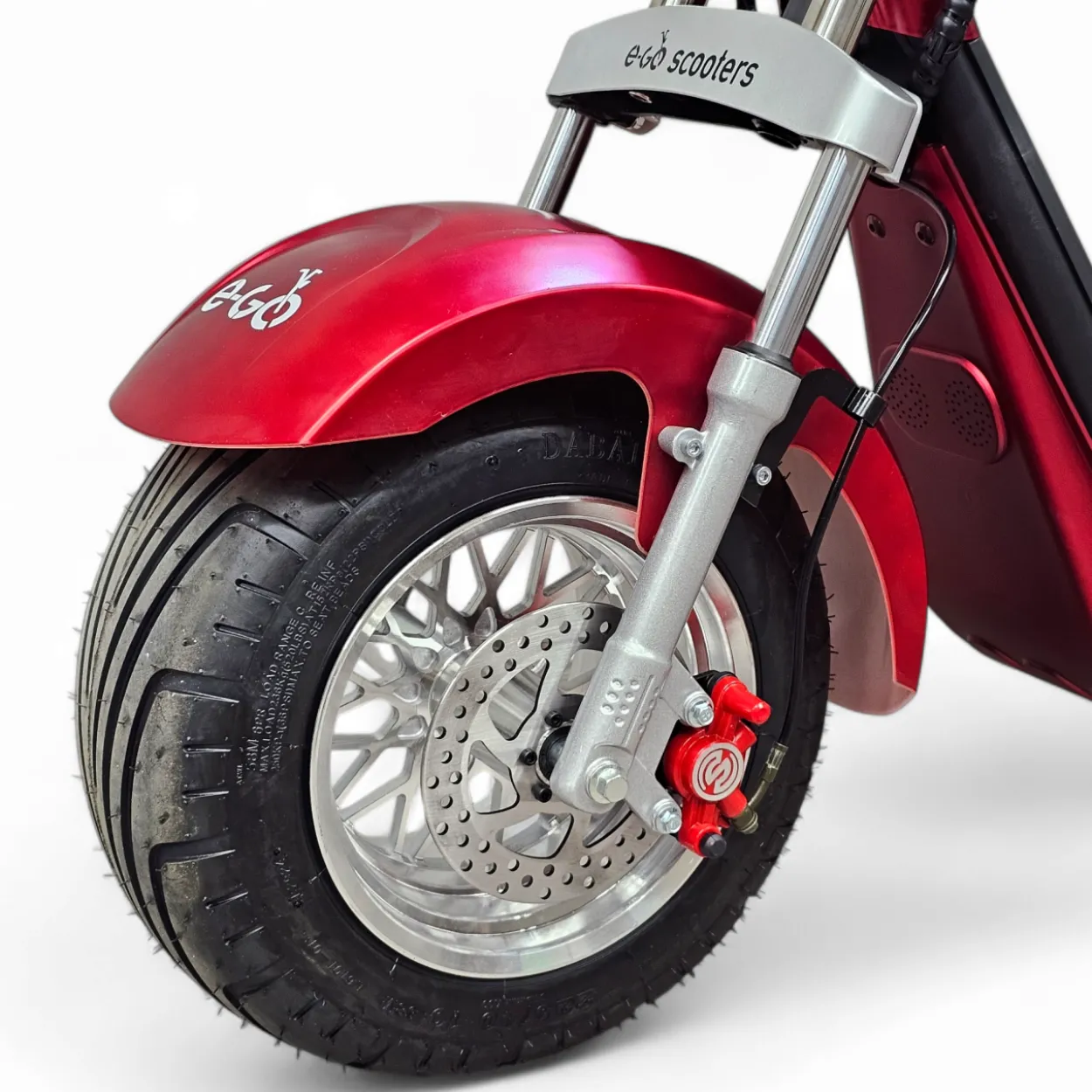 Sähköskootteri E-Go Evo2, tupla-akku, punainen