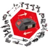 Siimapää CLICK 18 V -akkuruohotrimmeriin, 2 kpl