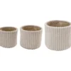 Säilytyskori Miny 3 kpl pyöreä beige