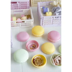 Säilytysrasia Miny macaron iso keltainen