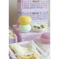 Säilytysrasia Miny macaron iso keltainen