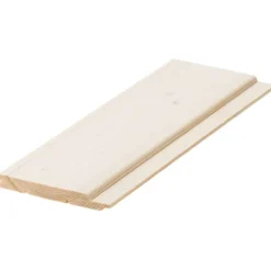 Sisustuspaneeli Cent STP 14x120x4470, Kuusi, Valkolakattu, Päätypontattu 6 kpl