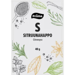 Sitruunahappo Priima 40 g