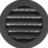 Säleikkö alumiiniseos, Ø100 mm, antrasiitti