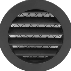 Säleikkö alumiiniseos, Ø100 mm, antrasiitti