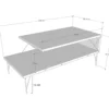 Sohvapöytä Chic Home 100 x 50 x 40 cm Loitsu beige