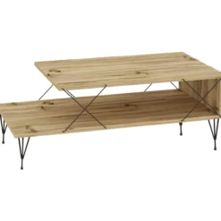 Sohvapöytä Chic Home 100 x 50 x 40 cm Loitsu beige