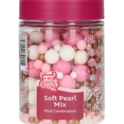 Sokerihelmet FunCakes 80 g pehmeät Pink Celebration Mix