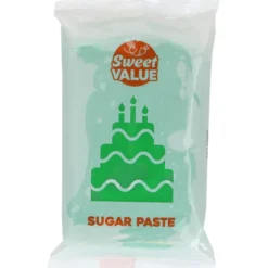 Sokerimassa Sweet Value 200 g tummanvihreä