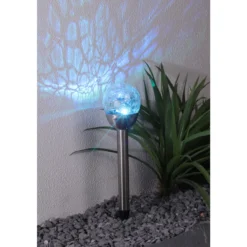 SOLAR LED-lasipallotolppa RGBW