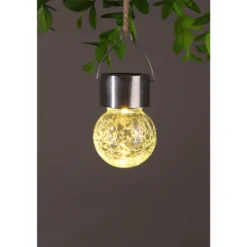 SOLAR LED-riippulasipallo RGBW
