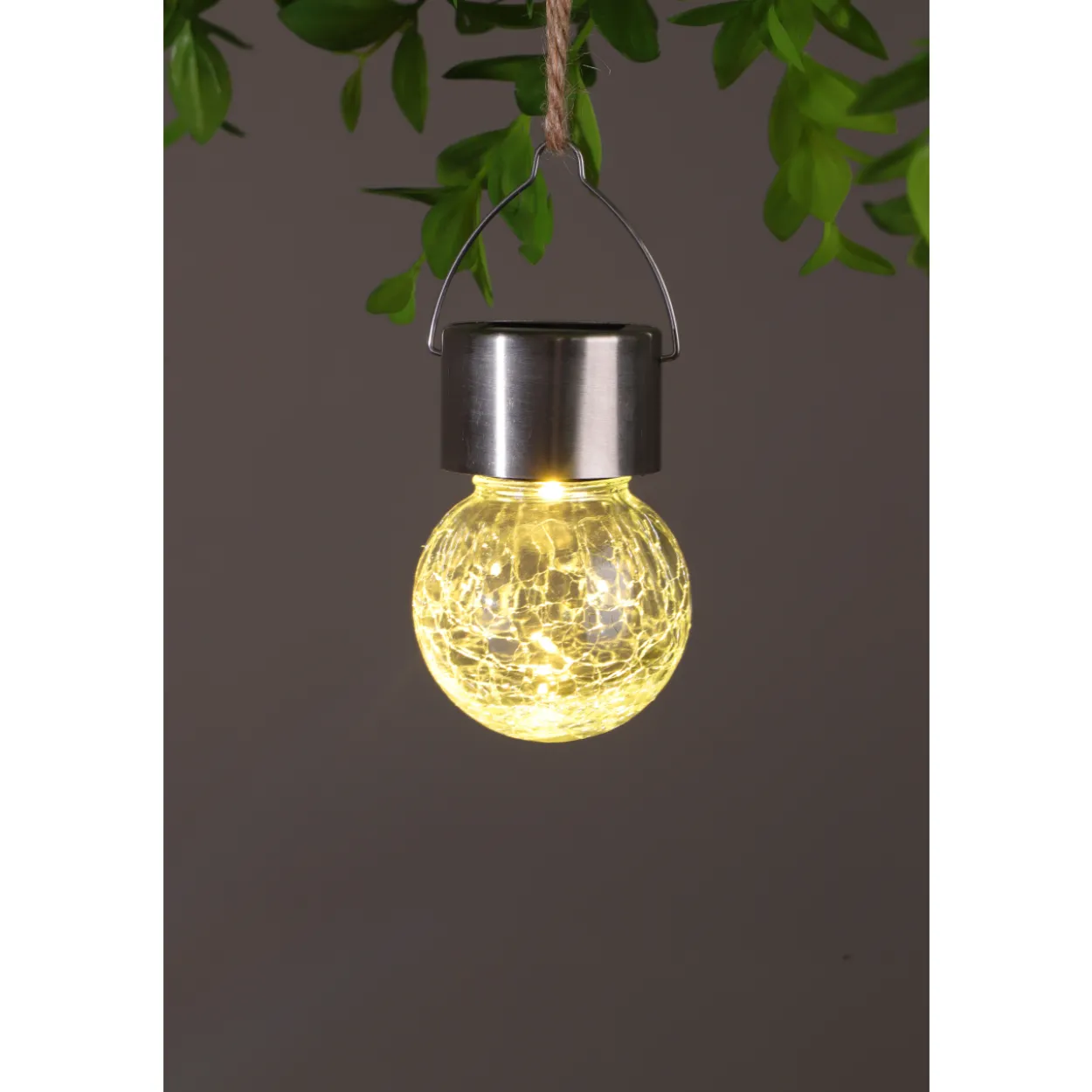 SOLAR LED-riippulasipallo RGBW