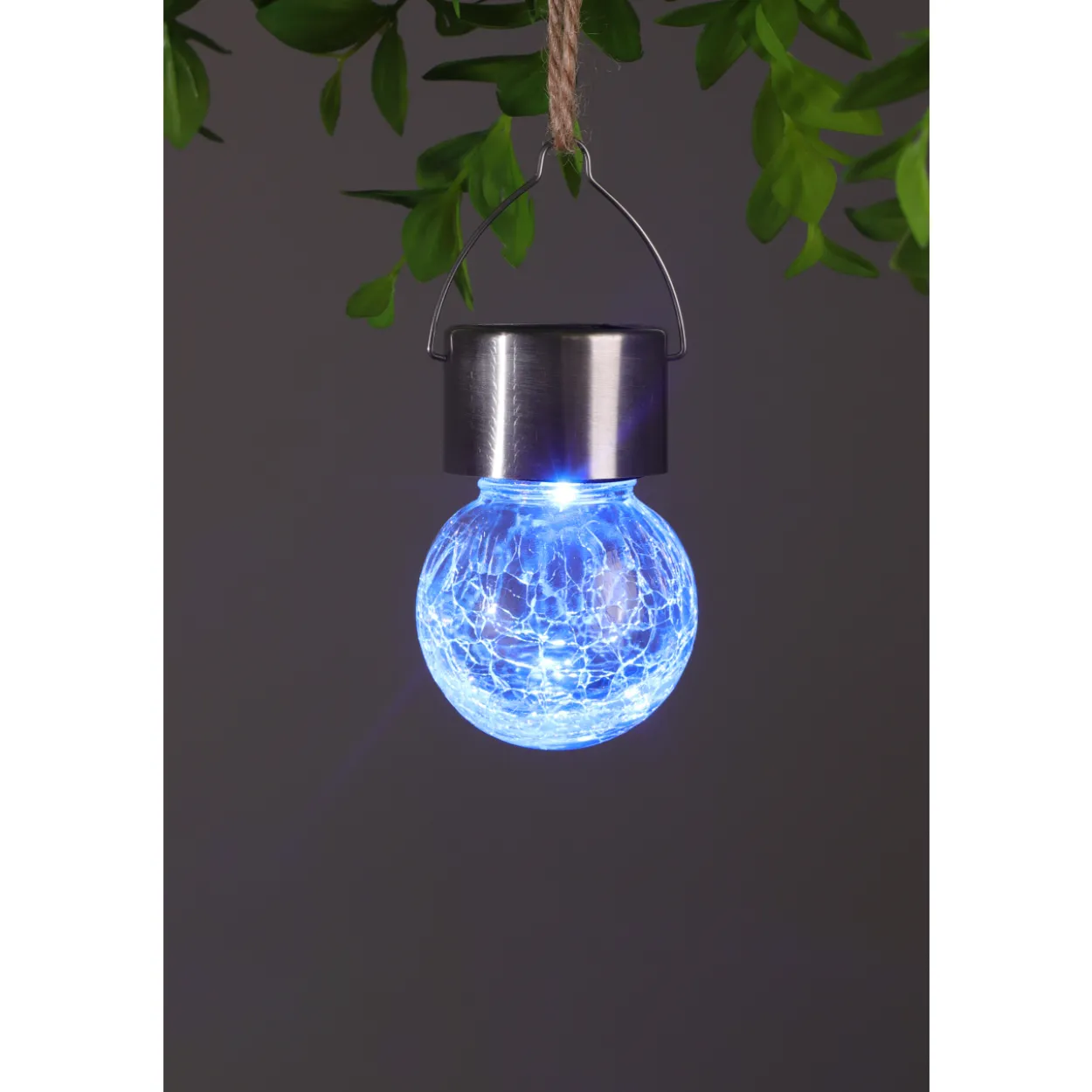 SOLAR LED-riippulasipallo RGBW