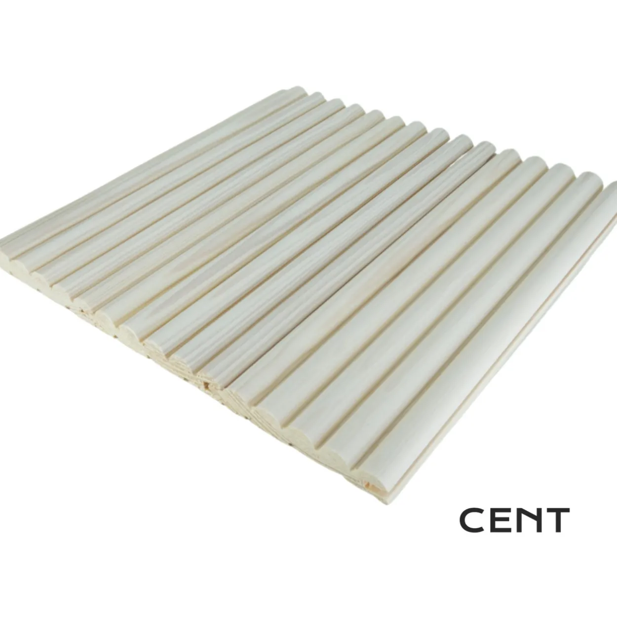 Sormipaneeli Cent 15x95x2400, Mänty, Valkolakattu, 5 kpl