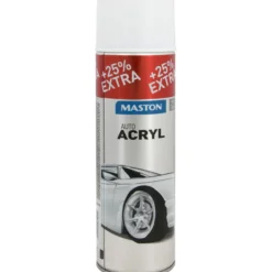 Spraymaali AutoACRYL 500 ml, kiiltävä valkoinen