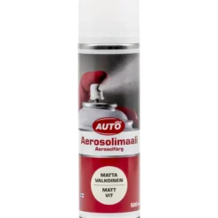 Spraymaali Autoplus matta valkoinen 500 ml