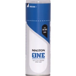 Spraymaali 400 ml ONE Satiini Sininen RAL5005