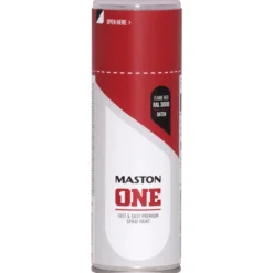Spraymaali ONE 400 ml Satiini Tulenpunainen RAL3000