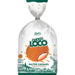 Stroopvohveli Choco Loco 400 g suolainen karamelli
