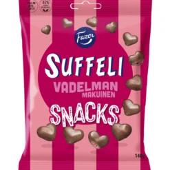 Suffeli Fazer 140 g Snacks vadelman makuinen