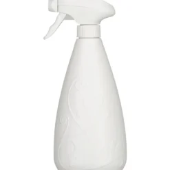 Suihkepullo 0,7 l valkoinen ornamentti