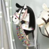 Suitset keppihevoselle Panduro turpahihnalla vaaleanpunainen