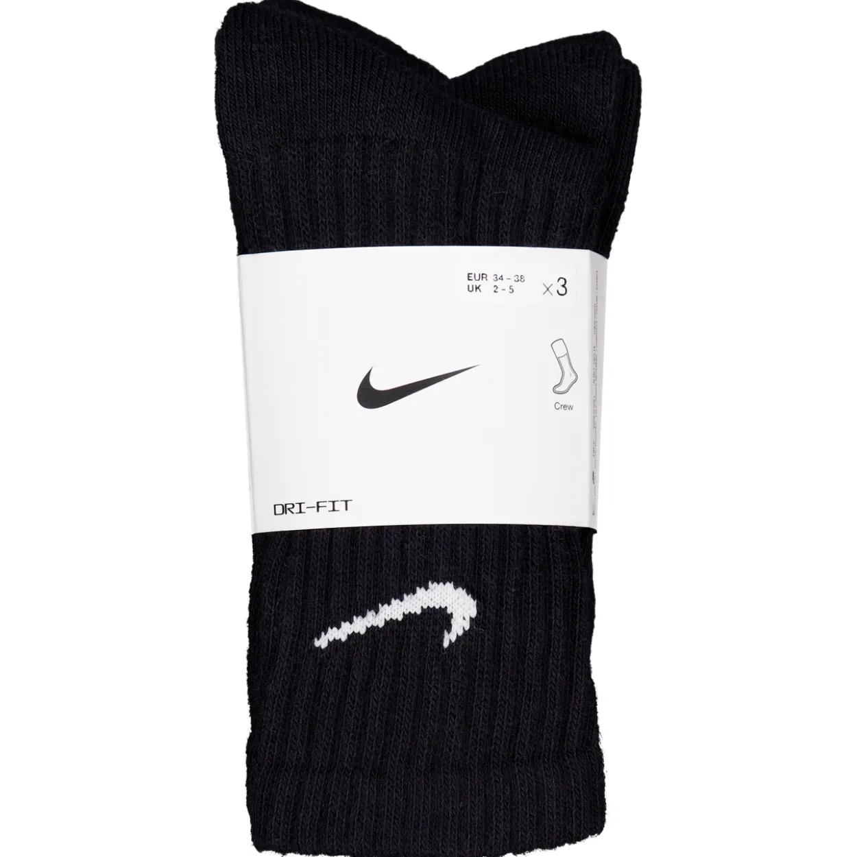 Sukat Nike Everyday Cushioned Crew 3 pr/pkt
