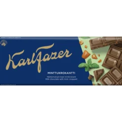 Suklaalevy Fazer 180 g minttukrokantti