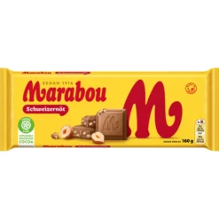 Suklaalevy Marabou 160 g Schweitzernöt