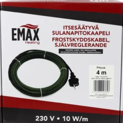 Sulanapitokaapeli Emax Heating itsesäätyvä 40 W 230V 4 m