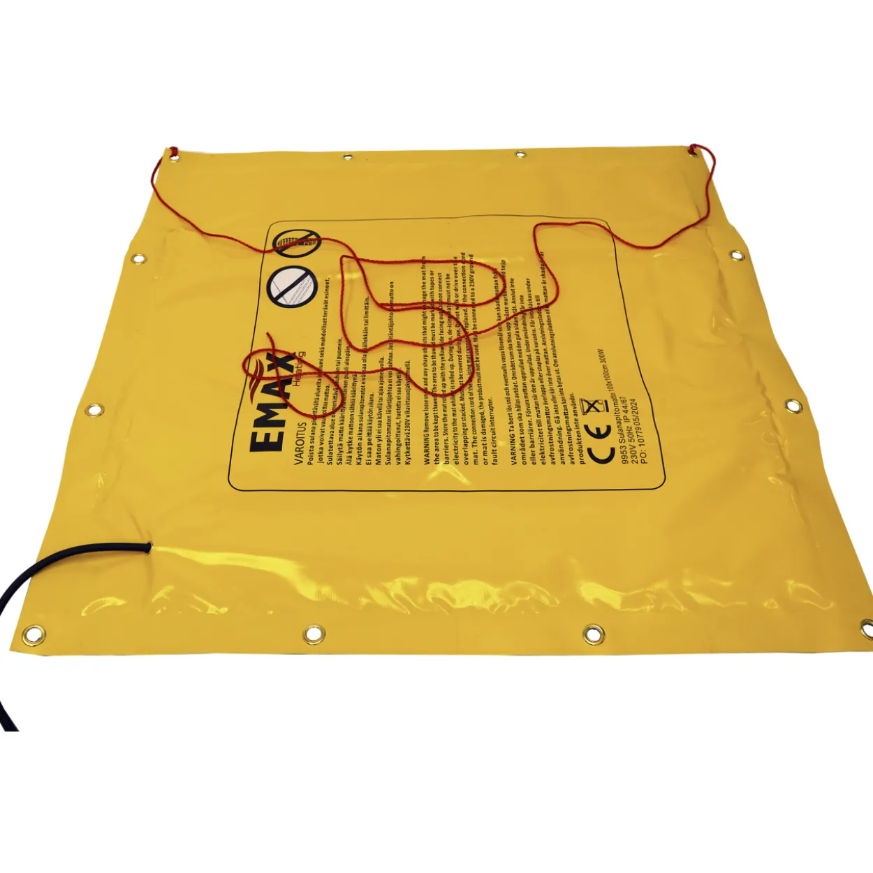 Sulanapitomatto Emax Heating 100 x 100 cm 300 W