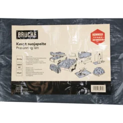 Suojapeite Brücke 120 g / m² 2 x 3 m, harmaa