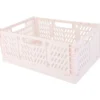 Taitettava kori Miny M vaalea beige