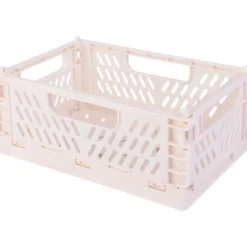 Taitettava kori Miny S vaalea beige
