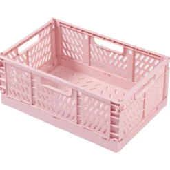 Taitettava kori Miny S 22 x 14,7 x 9,2 cm, pinkki