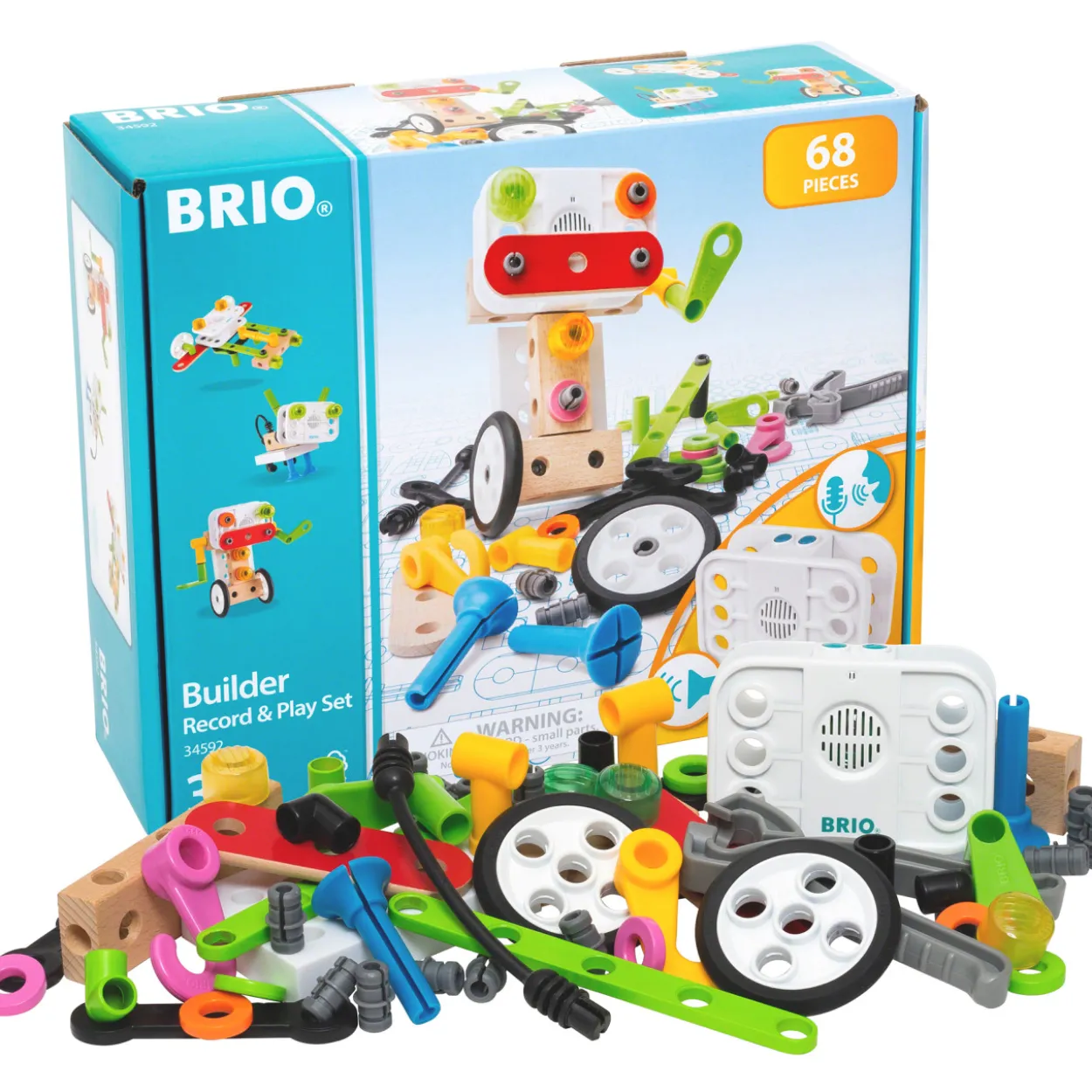 Tallenna ja toista -setti Brio Builder 34592