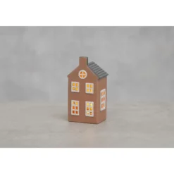 Talolyhty LED-valoilla Finnlumor Copenhagen vaaleanpunainen 15 cm