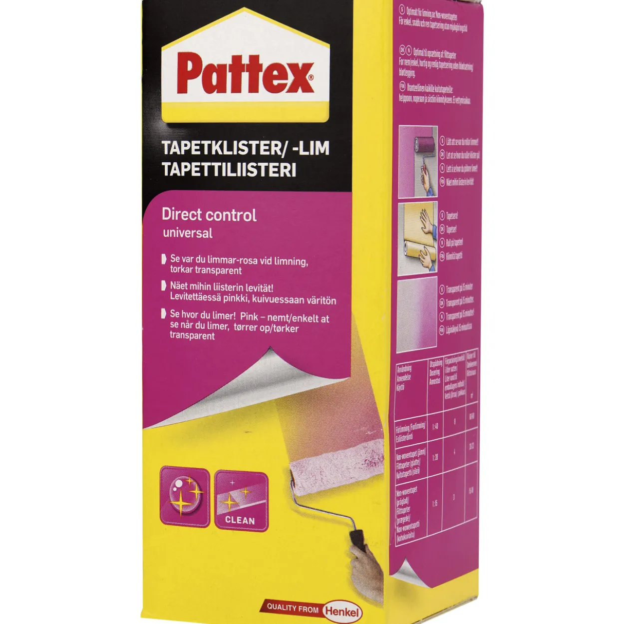 Tapettiliisterijauhe Direct Control Pink, 200 g
