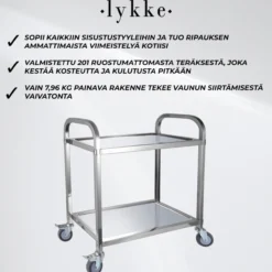 Tarjoiluvaunu Lykke
