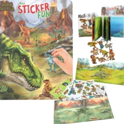 Tarrakirja Dino World Mini Sticker Fun