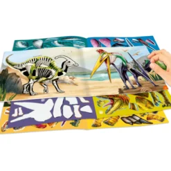 Tarrakirja Dino World Sticker Fun