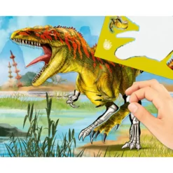 Tarrakirja Dino World Sticker Fun