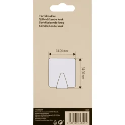 Tarrakoukku Brücke metalli 34 x 34 mm 2 kpl