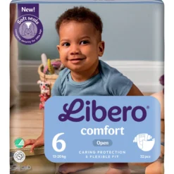 Teippivaippa Libero 32 kpl Comfort 6, 13-20 kg