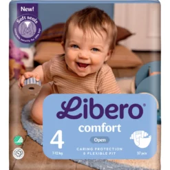 Teippivaippa Libero 37 kpl Comfort 4, 7-12 kg