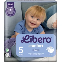 Teippivaippa Libero 34 kpl Comfort 5, 9-14 kg