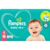 Teippivaippa Pampers 47 kpl Baby-Dry 4, 9-14 kg