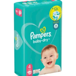 Teippivaippa Pampers 47 kpl Baby-Dry 4, 9-14 kg