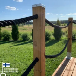 Terassin köysikaide Patio Terassit, 5 m, ruskea